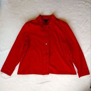 Briggs New York Red Velvet Holiday Blazer Size XL